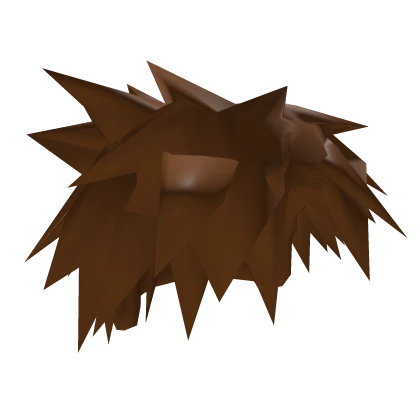 Brown Messy Punk Scene Hair
