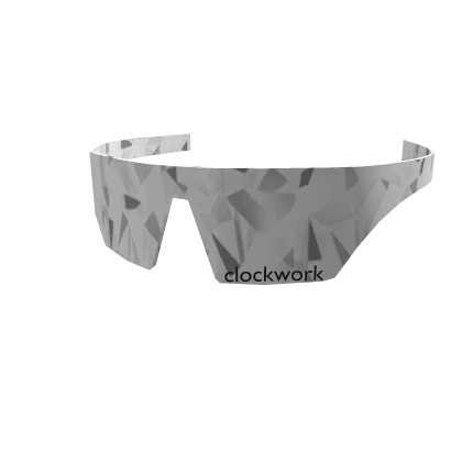 White Sparkle Time Clockwork Shades