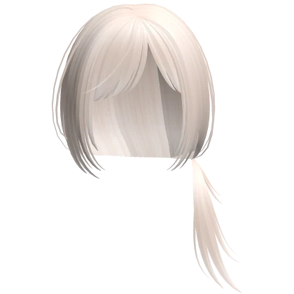 wispy emo windy side pony in blonde