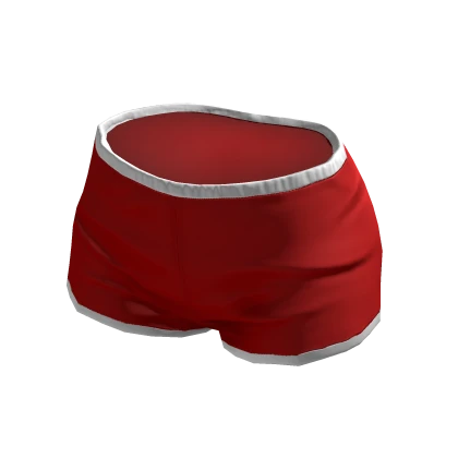 Athletic Shorts Red Mini Dolphin Sweat Gym Y2K