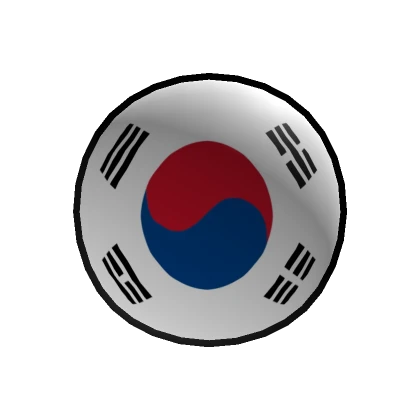 Countryball Mask: South Korea