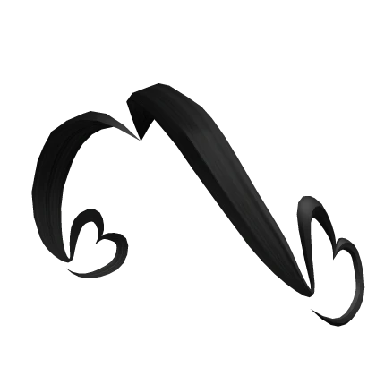 DoubleHeart Cowlick [Black]