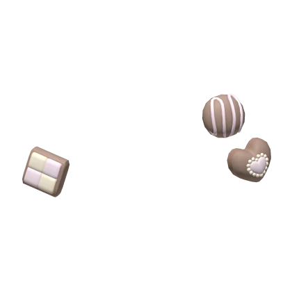 ꒰♡꒱ mori kei igari neapolitan chocolate clips