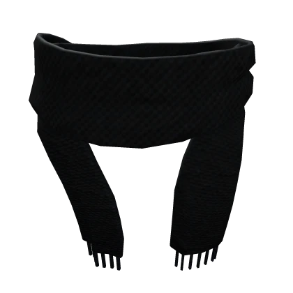Black Winter Scarf