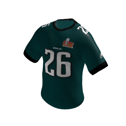 Saquon Barkely Eagles SuperBowl 59 NFL Jersey