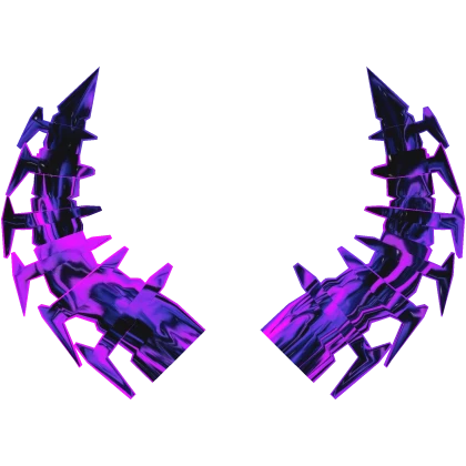 [GLOWING] Purple Galaxy Horns ✨