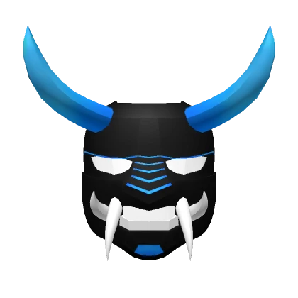 Devilish Blue Oni Mask