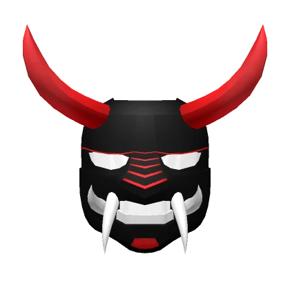 Devilish Red Oni Mask