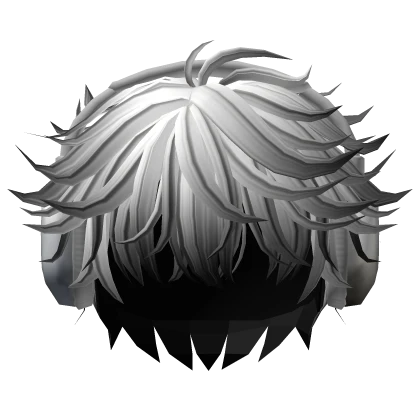 🍀Messy Boy Hair w Headphones(WhiteBlack)