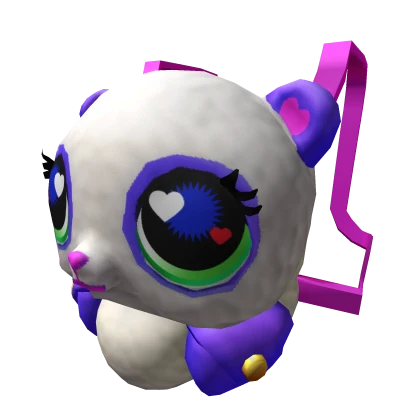 Fuzzy Panda Backpack