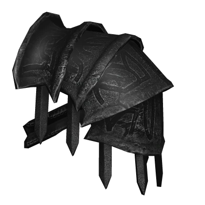 Black Fallen Knight Left Pauldron