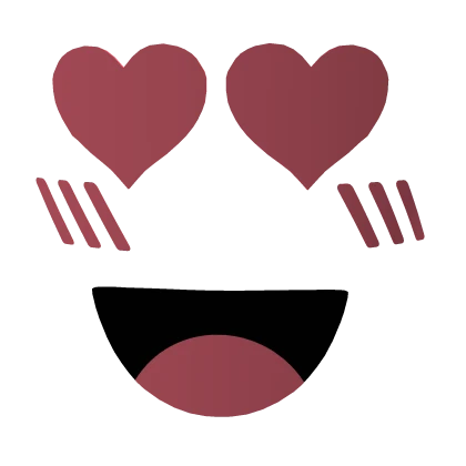 Super Happy Heart Face