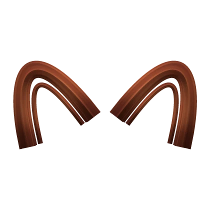 Cat Ear Hair Extensions in Ginger