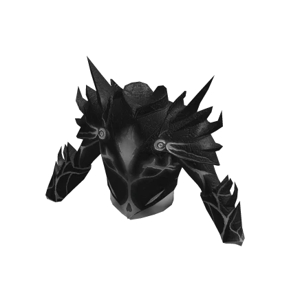 Black fire demon lord plate armor