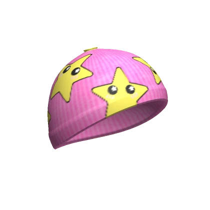 Pink Blush Star Beanie