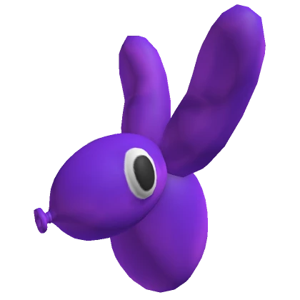 Purple Balloon Dog Head