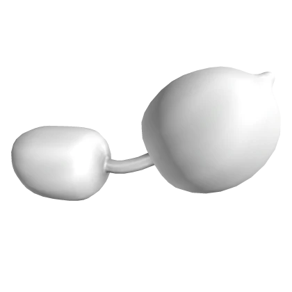 White Balloon Dog Tail