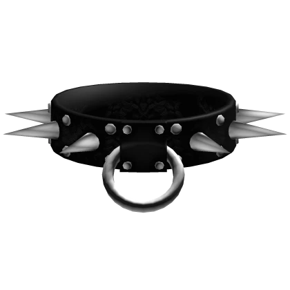 gothic spike choker lace black 3.0