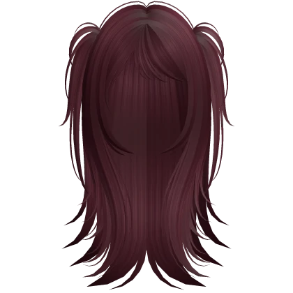 emo punk spikey vamp princess haircut red