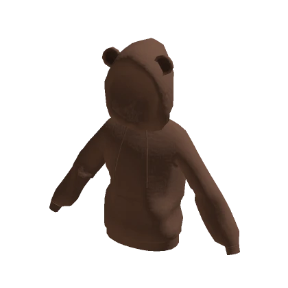 Bear Hoodie - Brown Teddy