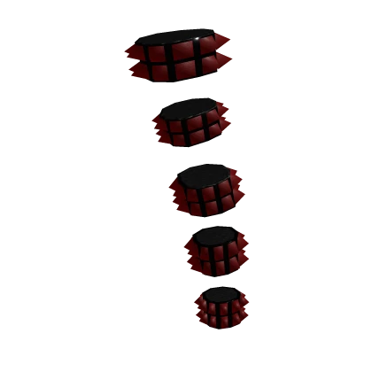 Left Leg Spikes | Red