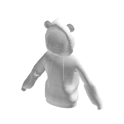 Bear Hoodie - White