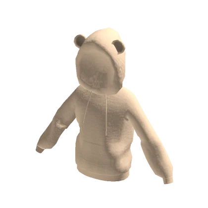 Bear Hoodie - Beige