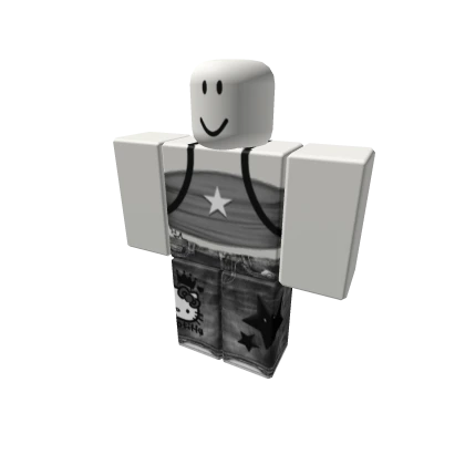 grey y2k star da hood jeans emo cute streetwear