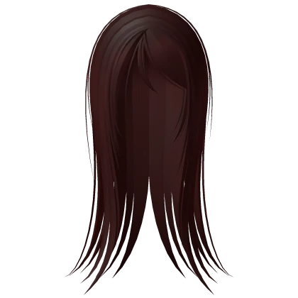 ♰ vampire goth emo wispy long straight hair