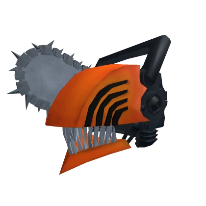 Orange Chainsaw Head