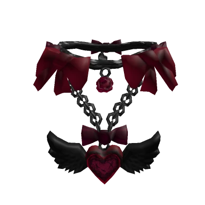 Goth Necklace - Red