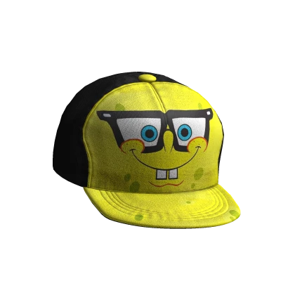 NERDY SPONGEBOB SWAG BACKWARDS CAP