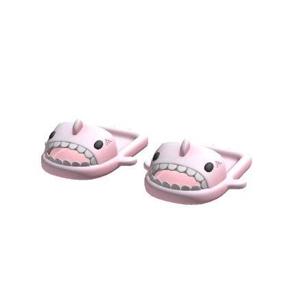 Pink Shark Slippers 3.0