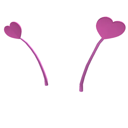 Pink Cute Heart Antenna