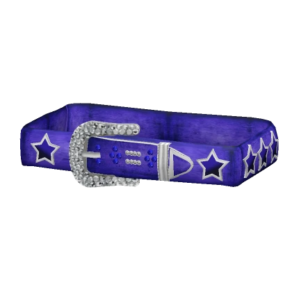 (1.0) Purple Rhinestone Belt