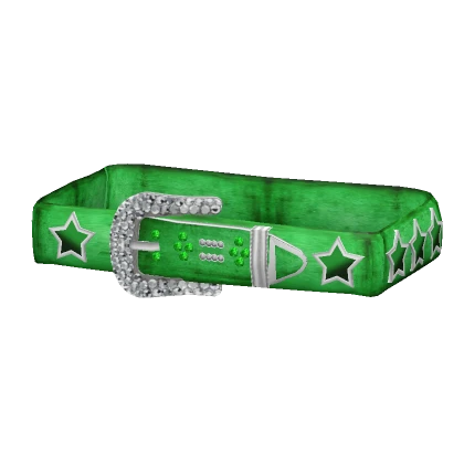 Green Rhinestone Belt (1.0)