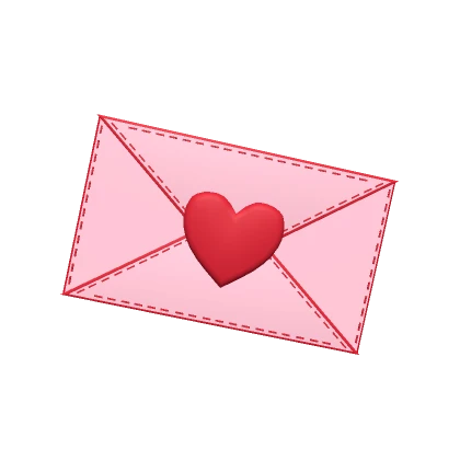 Valentine's Day Letter Pink and Red