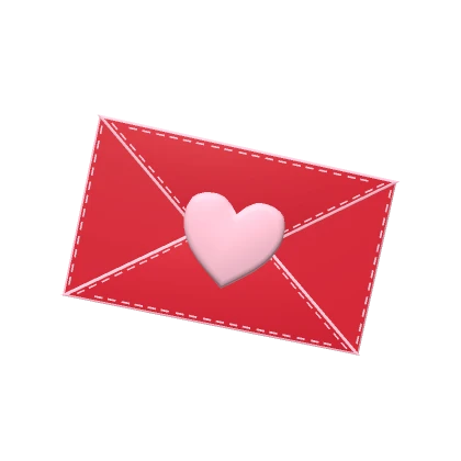 Valentine's Day Letter Red and Pink