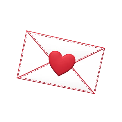 Valentine's Day Letter Red