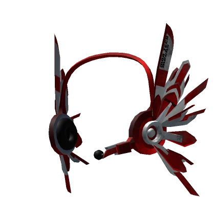 SYNK Y2K Mecha Headset Red