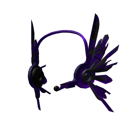 SYNK Y2K Mecha Headset Purple