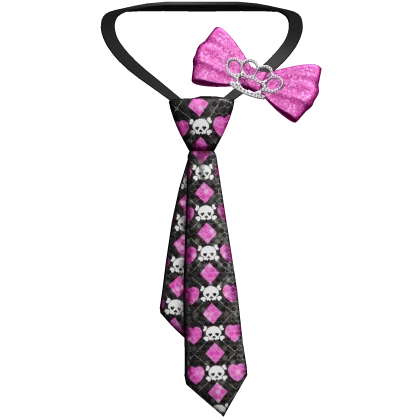 Pink Scene Tie 