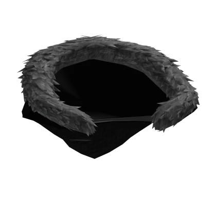 Fur Lined Winter Hood V3 (Down) Grey