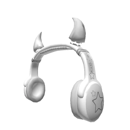 White Horn Headphones