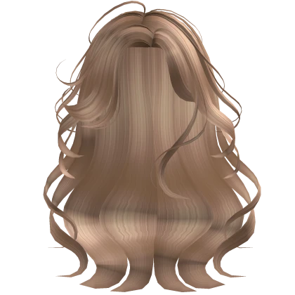 Long Messy Wind-Blown Layered Blonde Hair