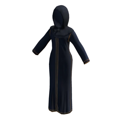 Blue  Hijab ✦ Qatari Layered Outfit