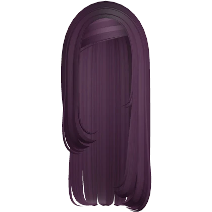 ☆ adorable y2k doll anime side plum purple