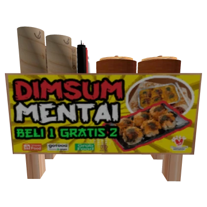 Stall Gerobak Dimsum Mentai