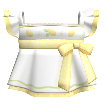 🍋 Kawaii Cutesy Lemon Spring Dress