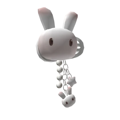 🐇Kawaii Cute White Bunny Hair Clip